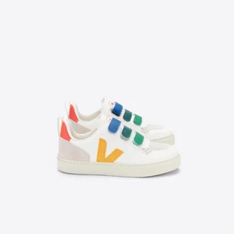 V-10 læder Multico White Ouro