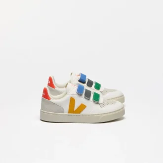 V-10 læder Multico White Ouro