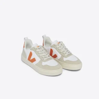 V-10 Læder White Fury Almond