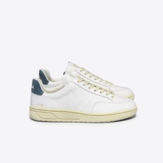 V-12 Stitch Leather White California