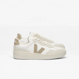 V-90 Læder Hvid Taupe V-90 Læder Hvid Taupe