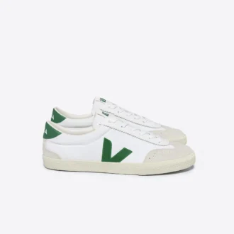 Volley Canvas White Emeraude