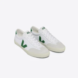 Volley Canvas White Emeraude